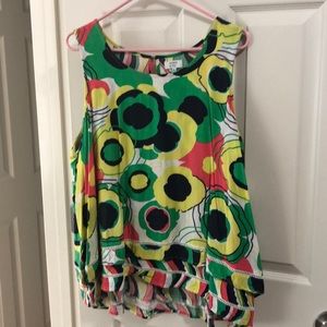 Crown and Ivy floral tank